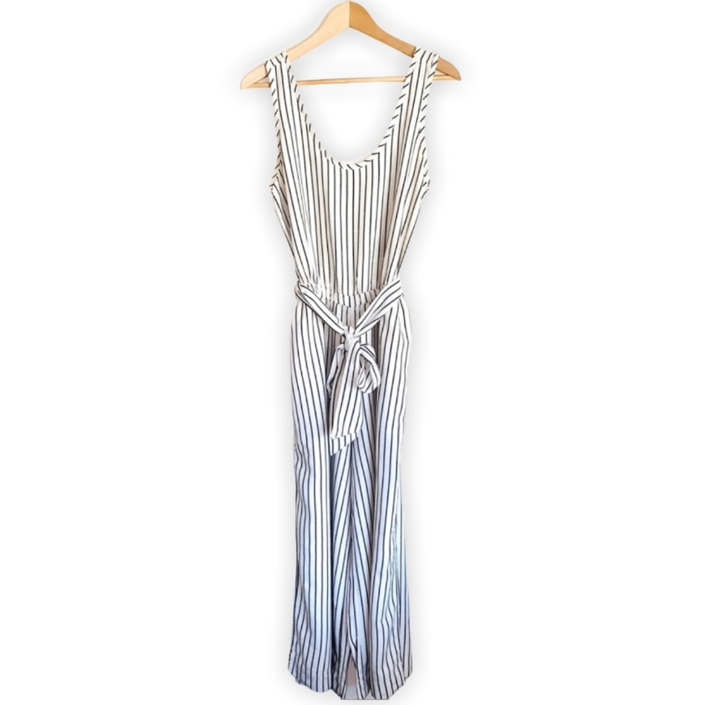 [Gap] Women’s Striped Belted Pull on Jumpsuit - Picture 5 of 6